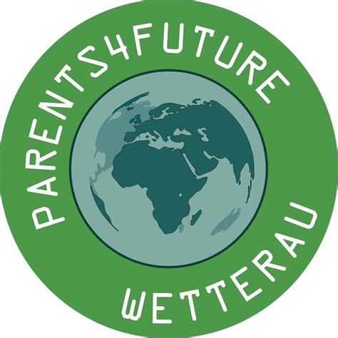 Logo der Parents For Future Wetterau (grüner Kreis mit einer grünen Weltkugel darin)