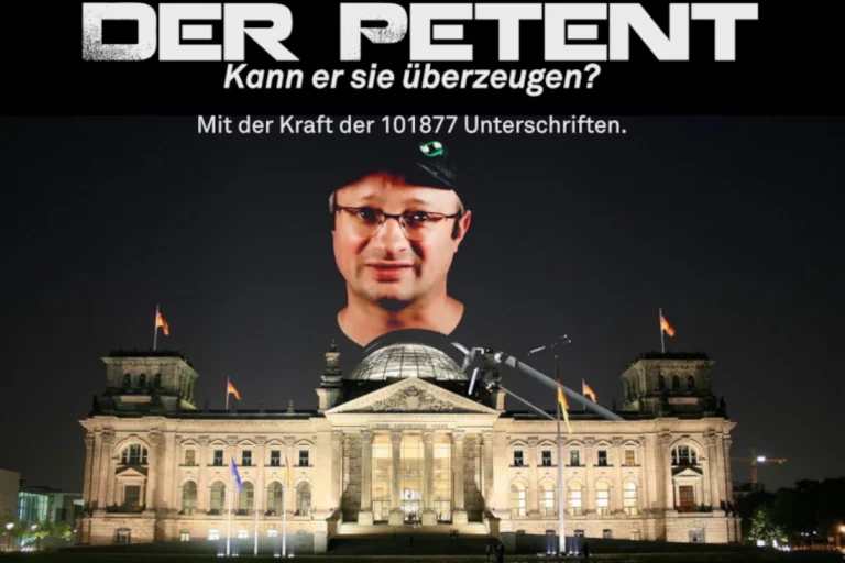 Dr. Andreas Schmitz geht als "der Petent" am 08.05.2023 in den Bundestag. Die Anhörung wird ab 13:20 Uhr live übertragen!